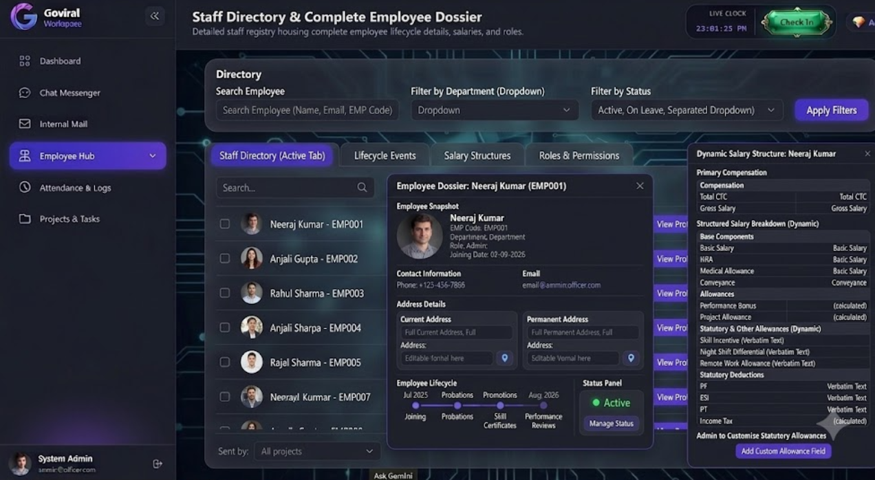 Employee Directory Table